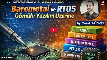ANADOLOGIC TECH TALK 1: Baremetal ve RTOS Gömülü Yazılım by Yusuf GÜNAN